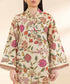 Unstitched Women's Embroidered Lawn Beige Shirt Trousers